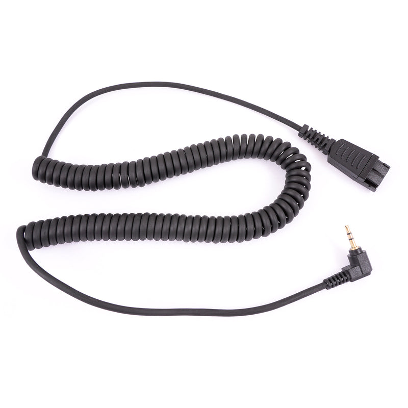 2.5 mm Quick Disconnect Headset Adater Cable(6ft)-Jabra GN netcom QD