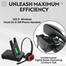 Desk Phone Wireless Headset with Remote Answering Handset Lifter (Explorer)