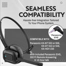 Panasonic KX-NT543, KX-NT546, KX-NT553, KX-NT556, KX-NT560, KX-DT543, KX-DT546  Wireless Headset bundle - Wireless headset + EHS cord