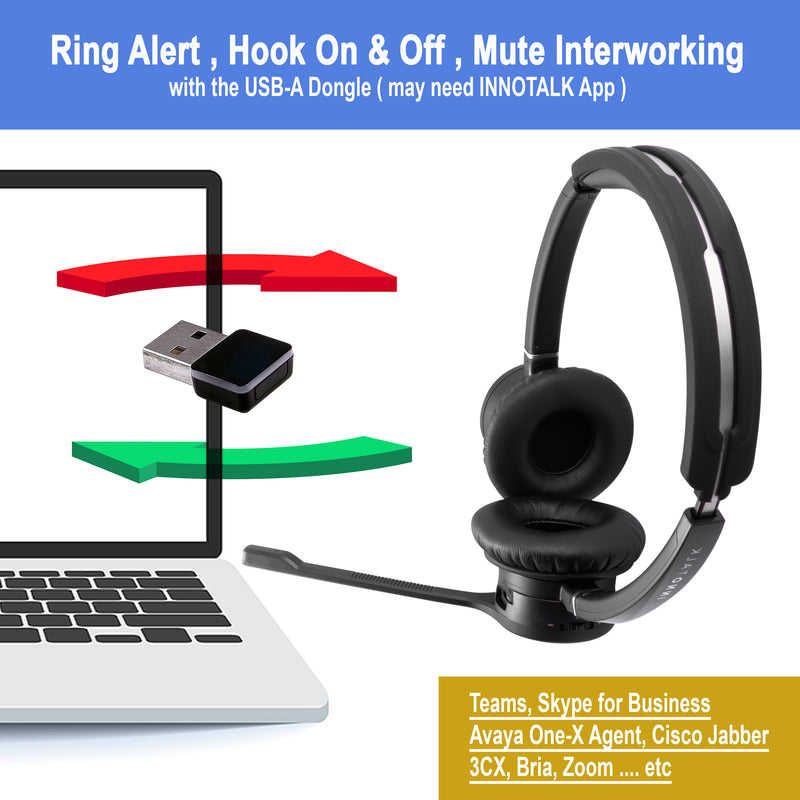 Phone Calls Bluetooth Headphones For Zoom Calls Phone Headset