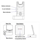 Panasonic KX-NT543, KX-NT546, KX-NT553, KX-NT556, KX-NT560, KX-DT543, KX-DT546  Wireless Headset bundle - Wireless headset + EHS cord