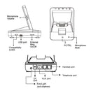 Desk Phone and Computer Phone Wireless Headset with Remote Answering Handset Lifter (Explorer)