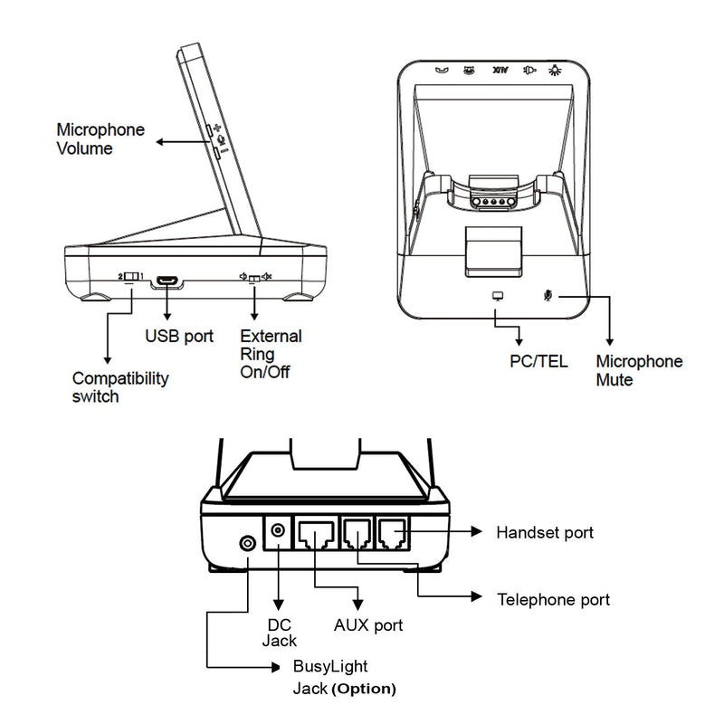 Cisco 8941, 8945, 8945G, 8946, 8965, 8965G Desk Phone and Computer Calls Wireless Headset