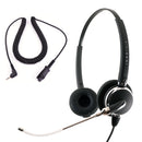 2.5 mm headset - Innotalk Voice Tube Mic Binaural Headset with Wideband Swiveling Speaker