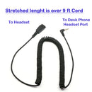 INNOTALK Noise Cancelling Binaural Computer Headset with a 3.5mm Headset adapter