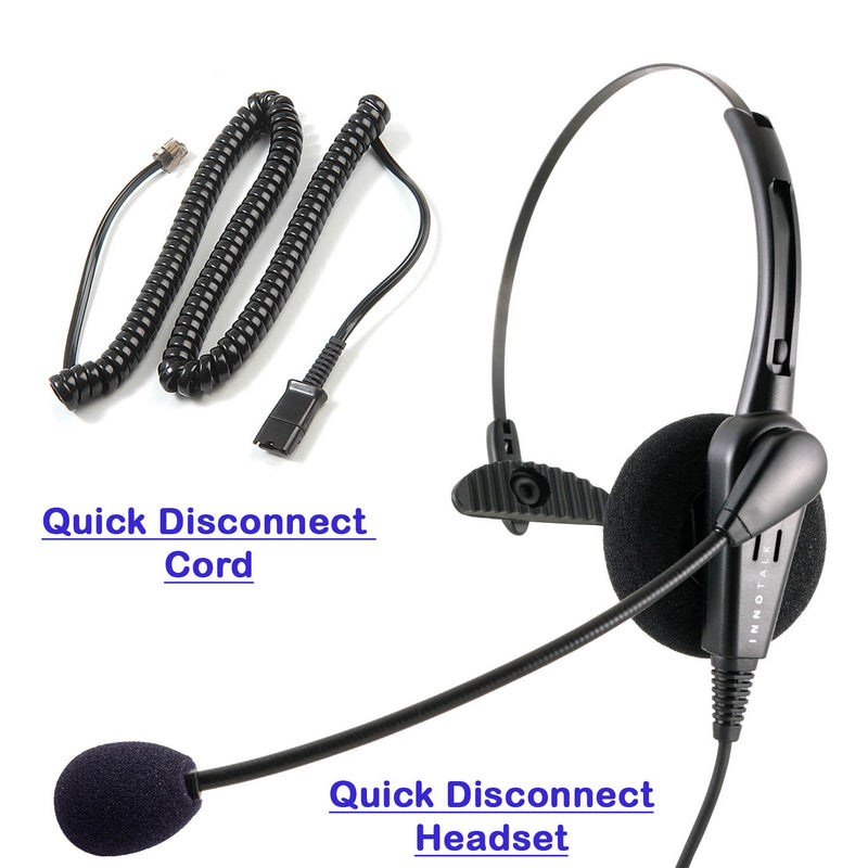 Great Deal. Durable phone headset Plantronics QD cord. Innotalk