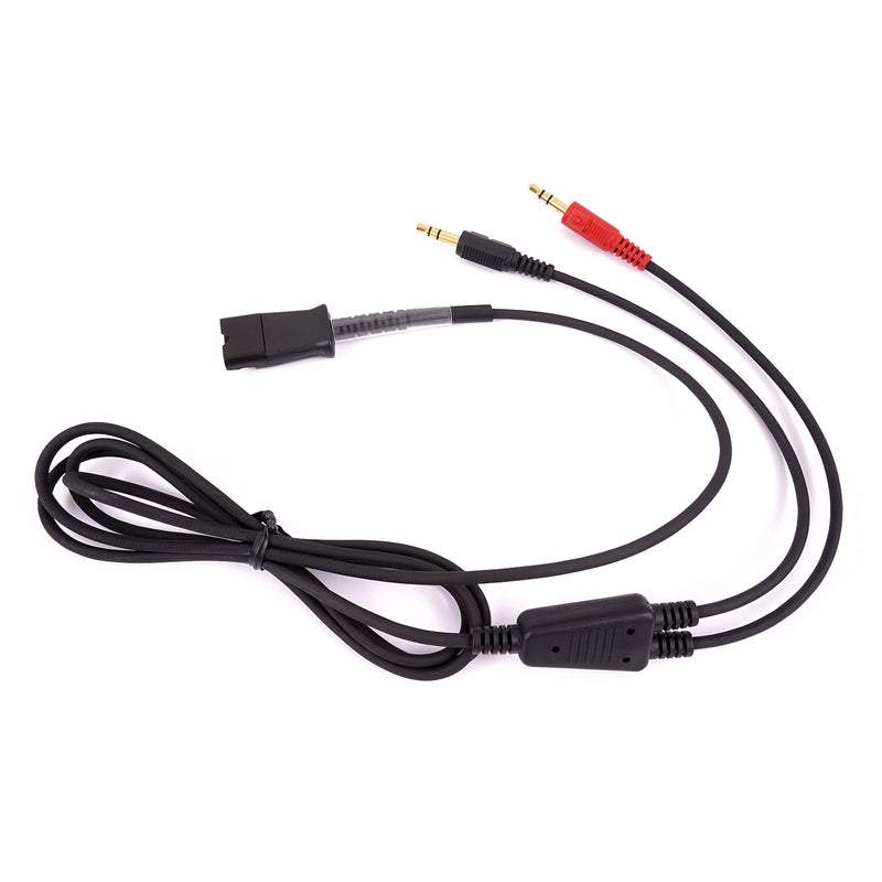 Analog PC Headset fit to Sound card of Computer - Sound forced Phone headset + PC Sound Card Headset Adapter