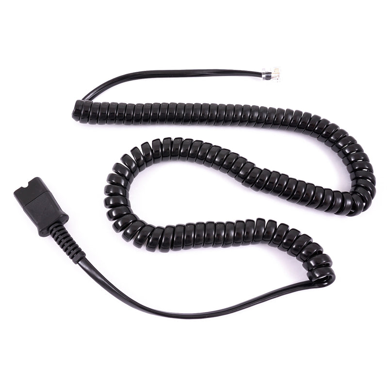 Voice Tube Microphone Pro Binaural Headset + RJ9 U10 26716-01 Headset Adapter as Office Headset