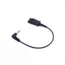 3.5 mm Economic Binaural Professional Noise Cancelling Headset with a Quick Disconnect 3.5 mm Headset Adapter Cable for Smart iPhone