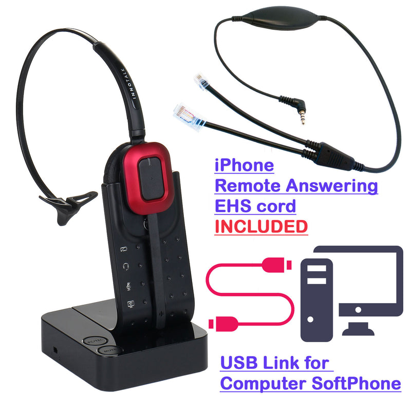 iPhone, Smartphone and Computer Wireless Headset