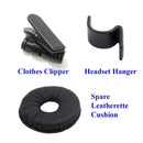 Plantronics Compatible QD U10P cord Headset - Sound Emphasis Pro Monaural Headset with RJ9 headset Adapter for Most Phone Systems.